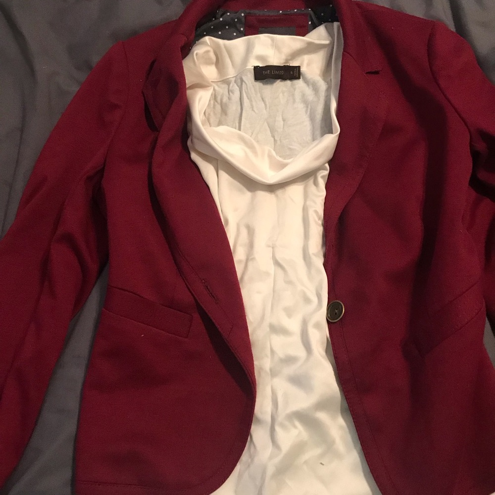 Blazer with blouse
